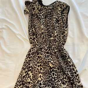 Leopard print dress